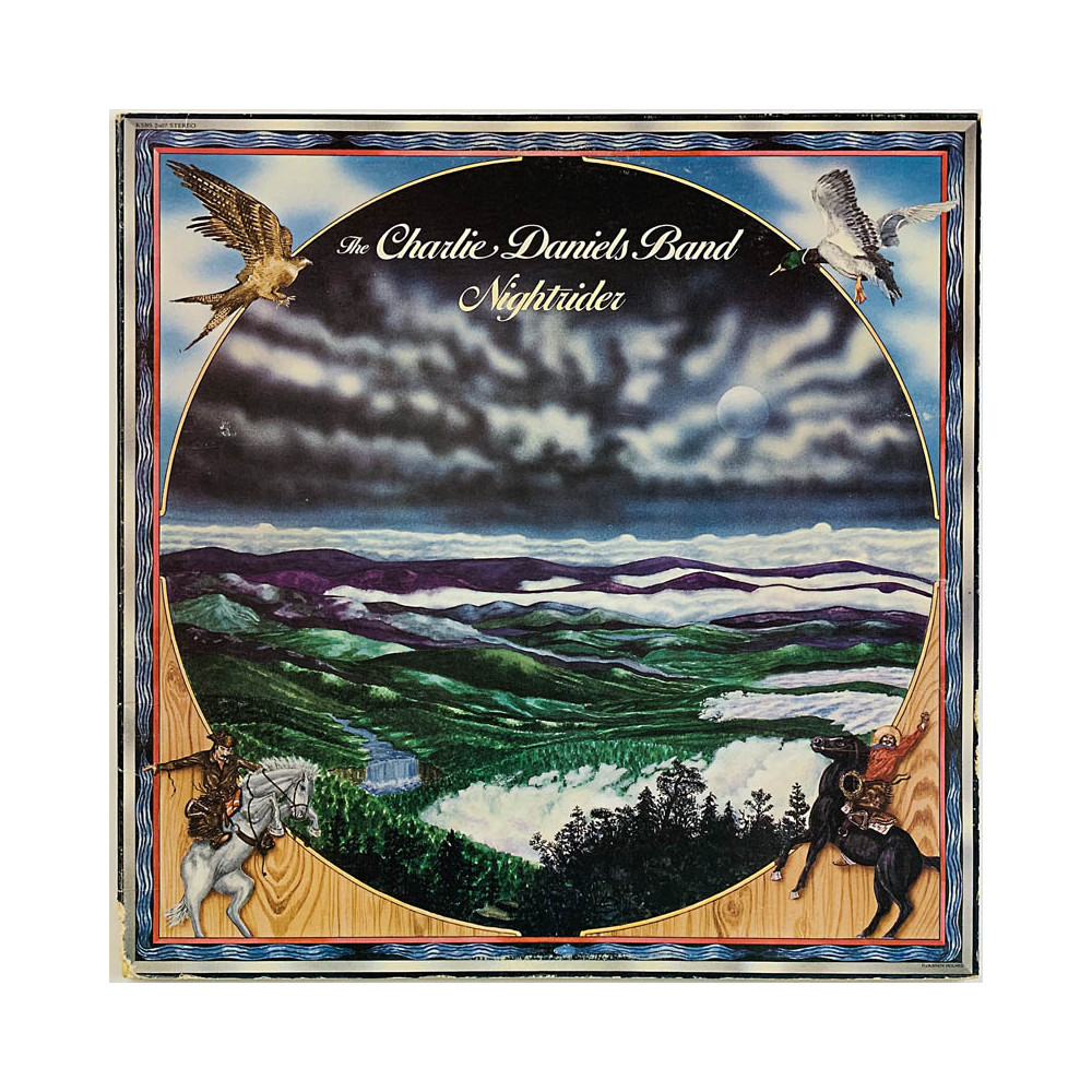 Charlie Daniels Band LP Nightrider  kansi G- levy EX Käytetty LP