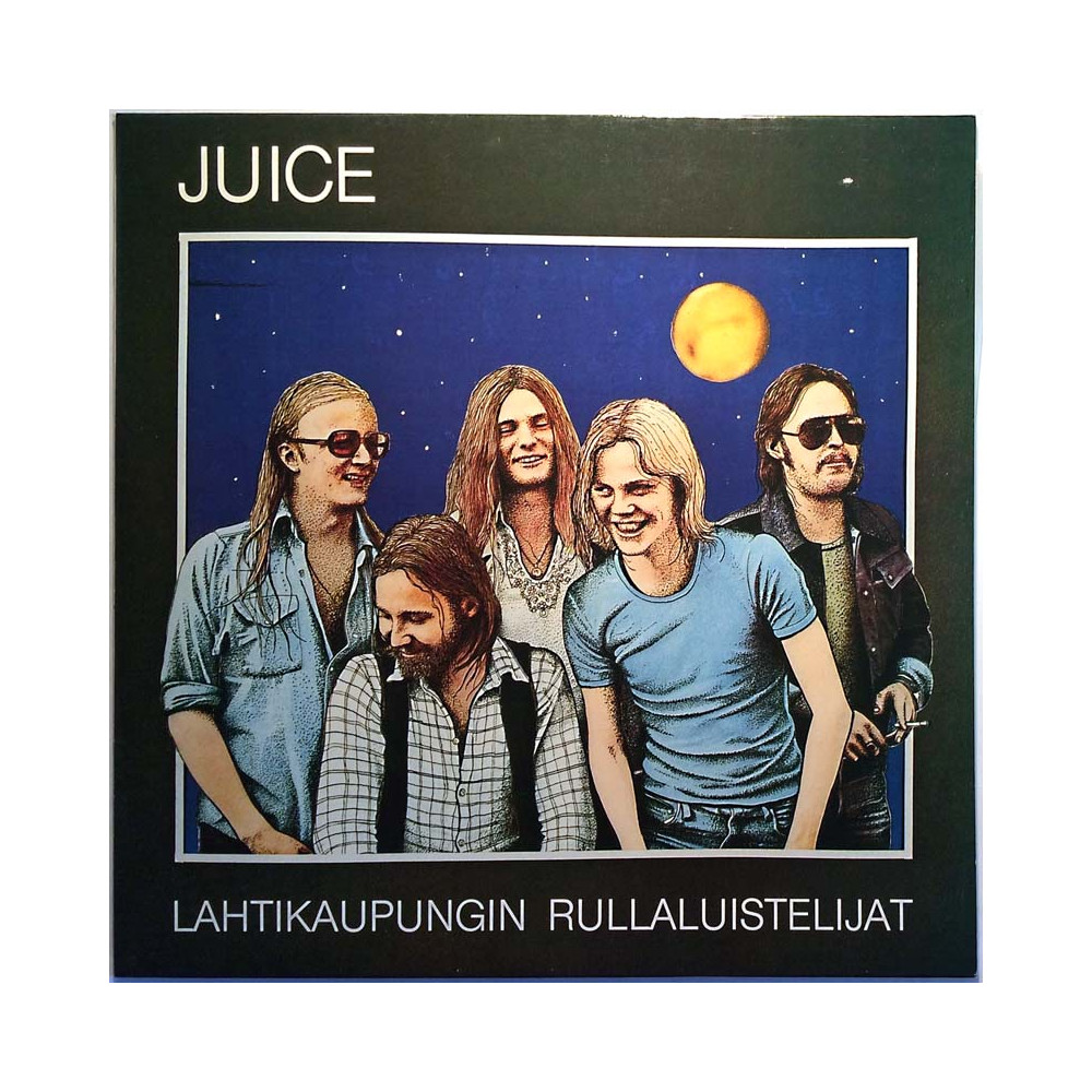 Leskinen Juice LP Lahtikaupungin Rullaluistelijat  kansi EX levy EX Käytetty LP