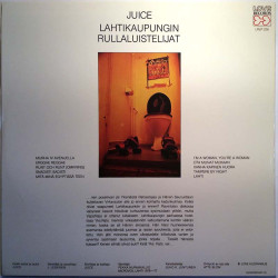 Leskinen Juice LP Lahtikaupungin Rullaluistelijat  kansi EX levy EX Käytetty LP
