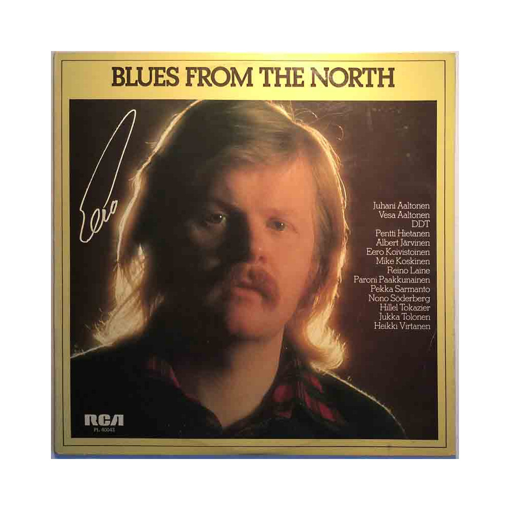 Eero Raittinen LP Blues From The North  kansi EX- levy EX Käytetty LP