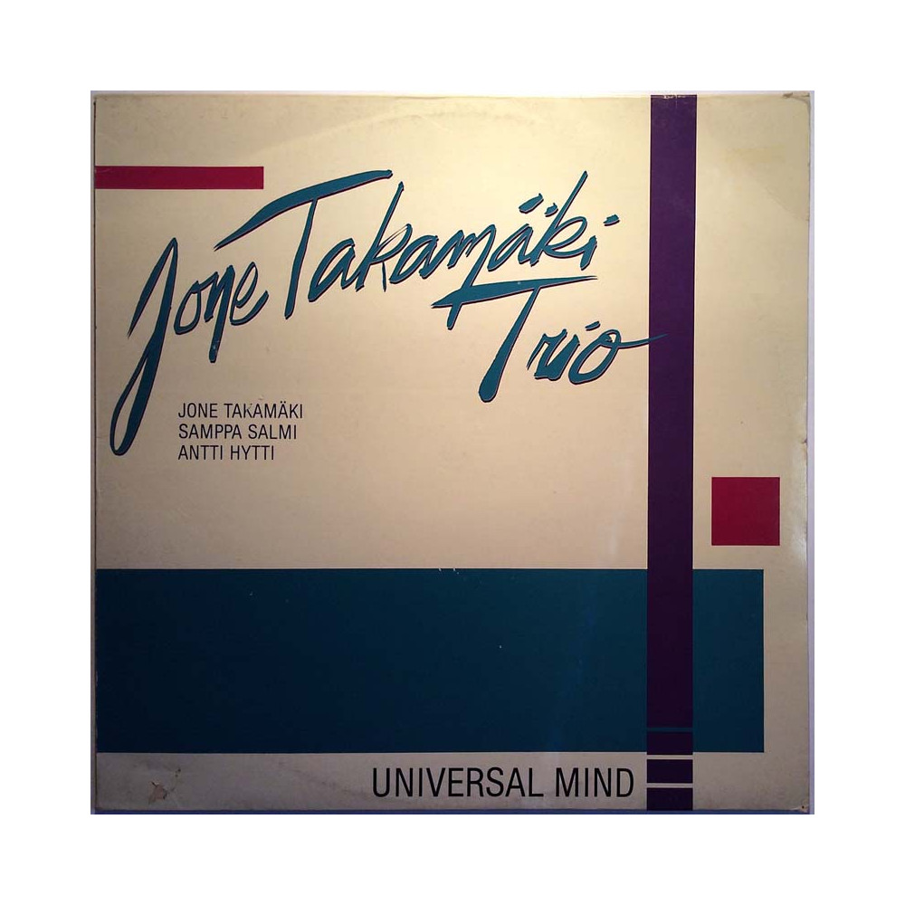 Jone Takamäki Trio 1982 JHN 2074 Universal Mind Begagnat LP