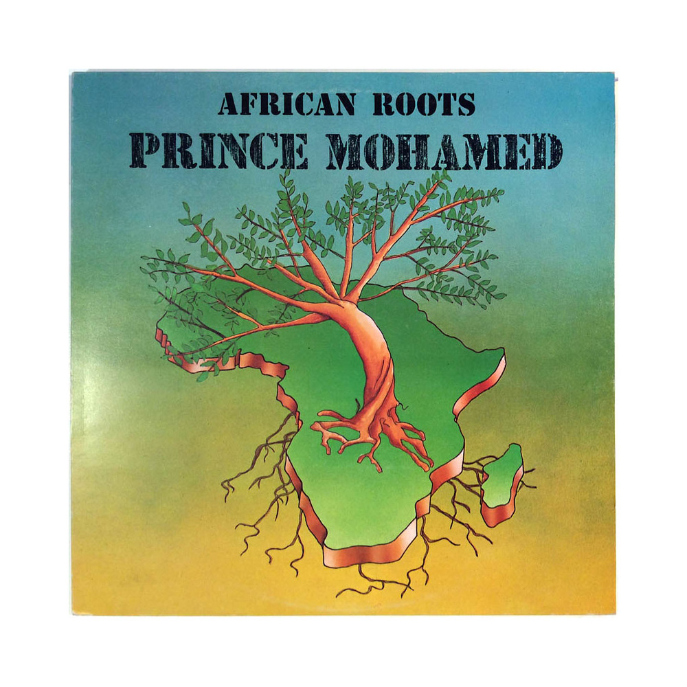 Prince Mohamed LP African Roots  kansi EX levy EX Käytetty LP