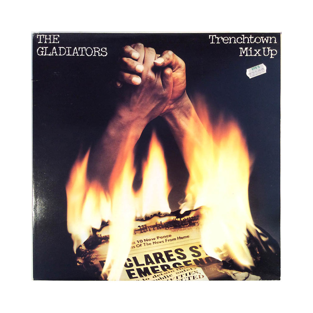 Gladiators LP Trenchtown Mix Up  kansi EX levy EX Käytetty LP