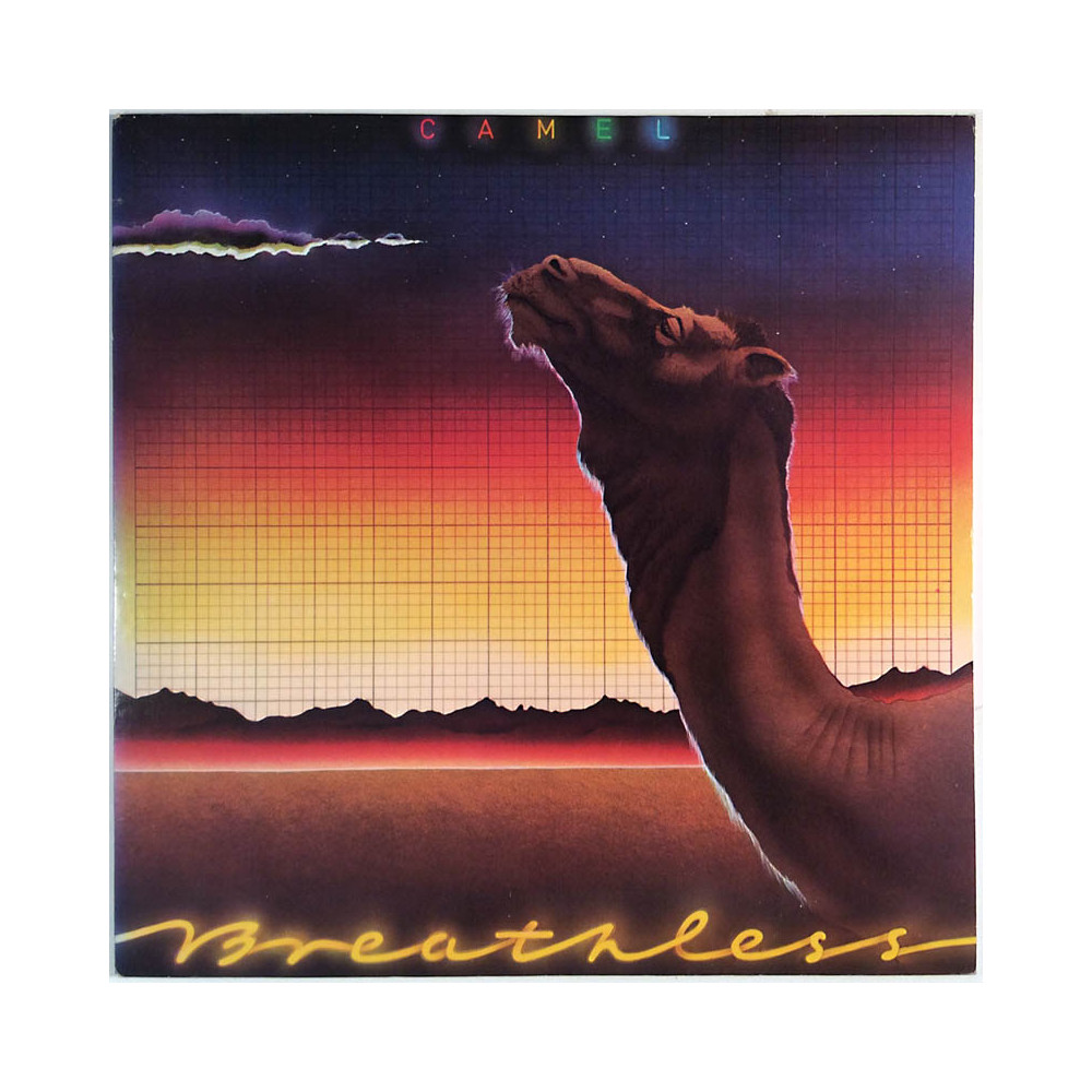 Camel LP Breathless  kansi EX levy EX Käytetty LP