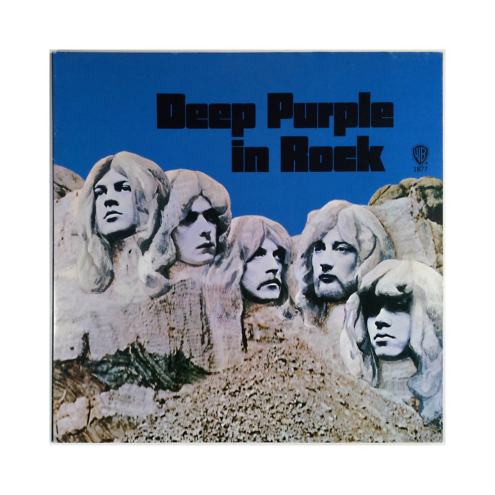 Deep Purple LP In Rock  kansi EX levy EX Käytetty LP