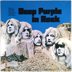 Deep Purple LP In Rock  kansi EX levy EX Käytetty LP