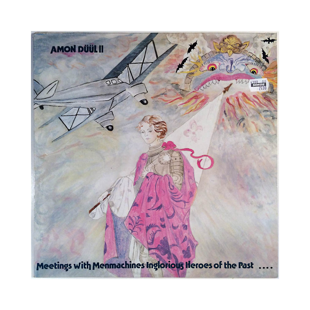 Amon Düül II LP Meetings With Menmachines Inglorious Heroes Of The Past ...  kansi EX levy EX Käytetty LP