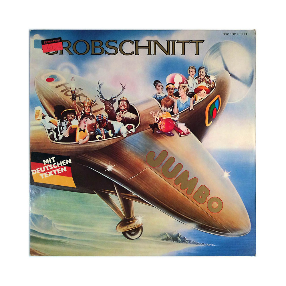 Grobschnitt LP Jumbo Mit Deutschen Texten  kansi EX levy EX Käytetty LP