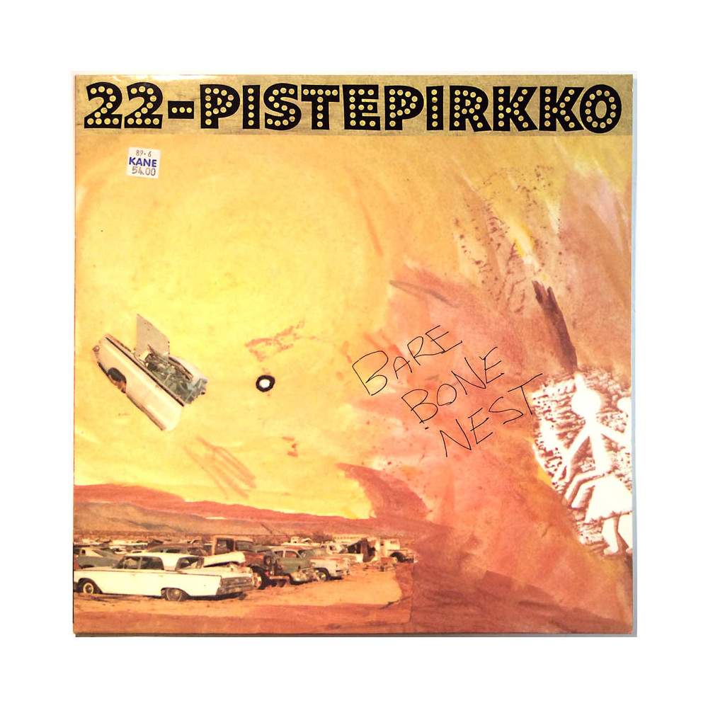 22 Pistepirkko LP Bare Bone Nest  kansi EX- levy EX Käytetty LP