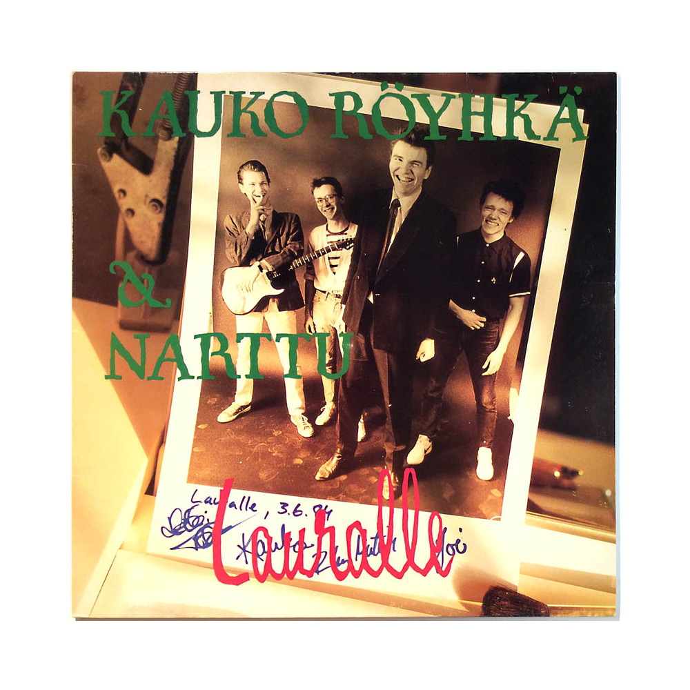 Kauko Röyhkä & Narttu LP Lauralle  kansi EX levy EX Käytetty LP