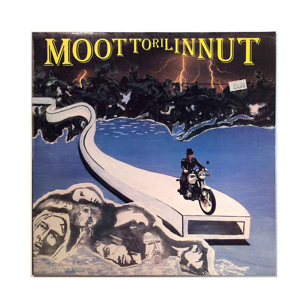 Kimmo Kuusniemi Band LP Moottorilinnut  kansi EX levy EX Käytetty LP