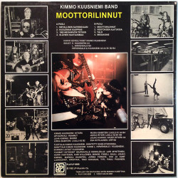 Kimmo Kuusniemi Band LP Moottorilinnut  kansi EX levy EX Käytetty LP