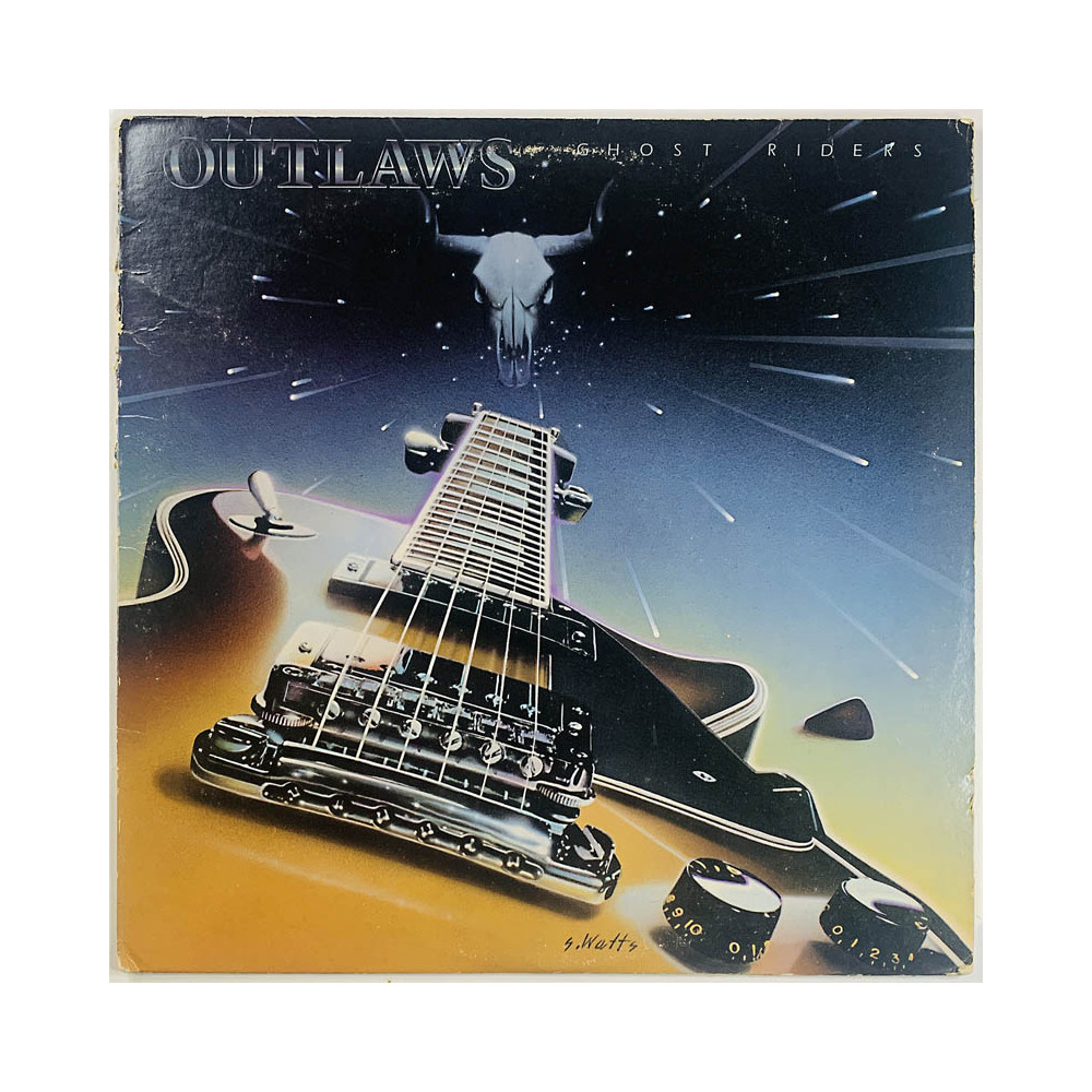 Outlaws LP Ghost Riders  kansi VG- levy VG+ Käytetty LP