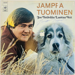 Tuominen Jamppa LP Jos ystävään luottaa voit  kansi VG- levy VG+ Käytetty LP