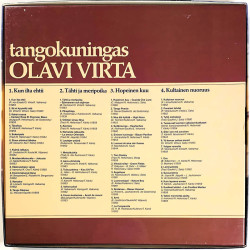 Virta Olavi 1981 VPLP 9675-VPLP 9678 Tangokuningas Olavi Virta 4LP Begagnat LP
