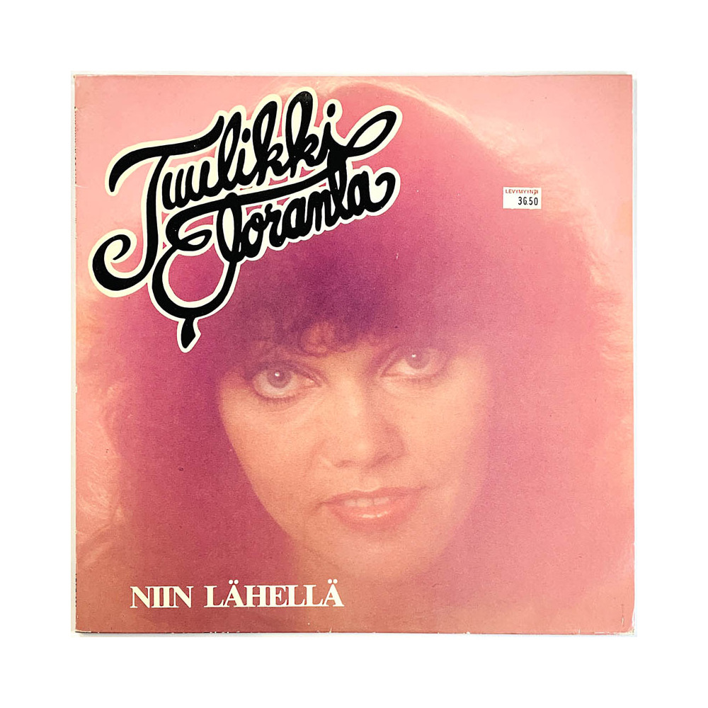 Eloranta Tuulikki LP Niin lähellä  kansi EX levy EX Käytetty LP
