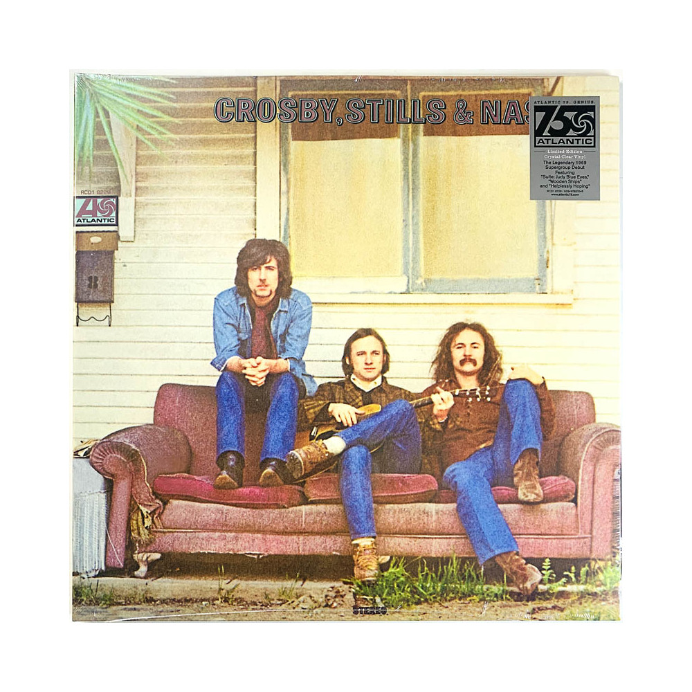 Crosby, Stills & Nash LP Crosby, Stills & Nash crystal clear vinyl  uusi LP