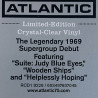 Crosby, Stills & Nash LP Crosby, Stills & Nash crystal clear vinyl  uusi LP