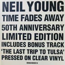 Young Neil LP Time fades away 50, clear vinyl  uusi LP