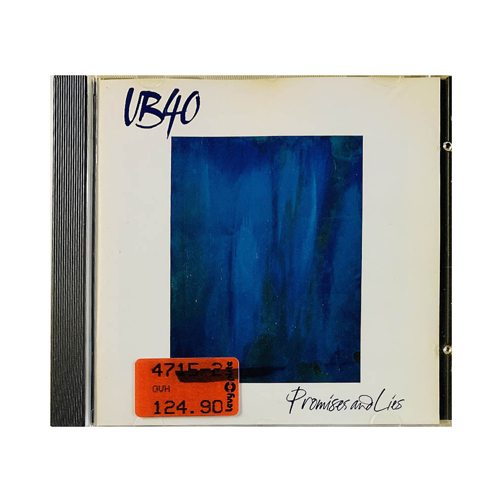 UB 40 Käytetty CD Promises And Lies  kansi EX levy EX Käytetty CD