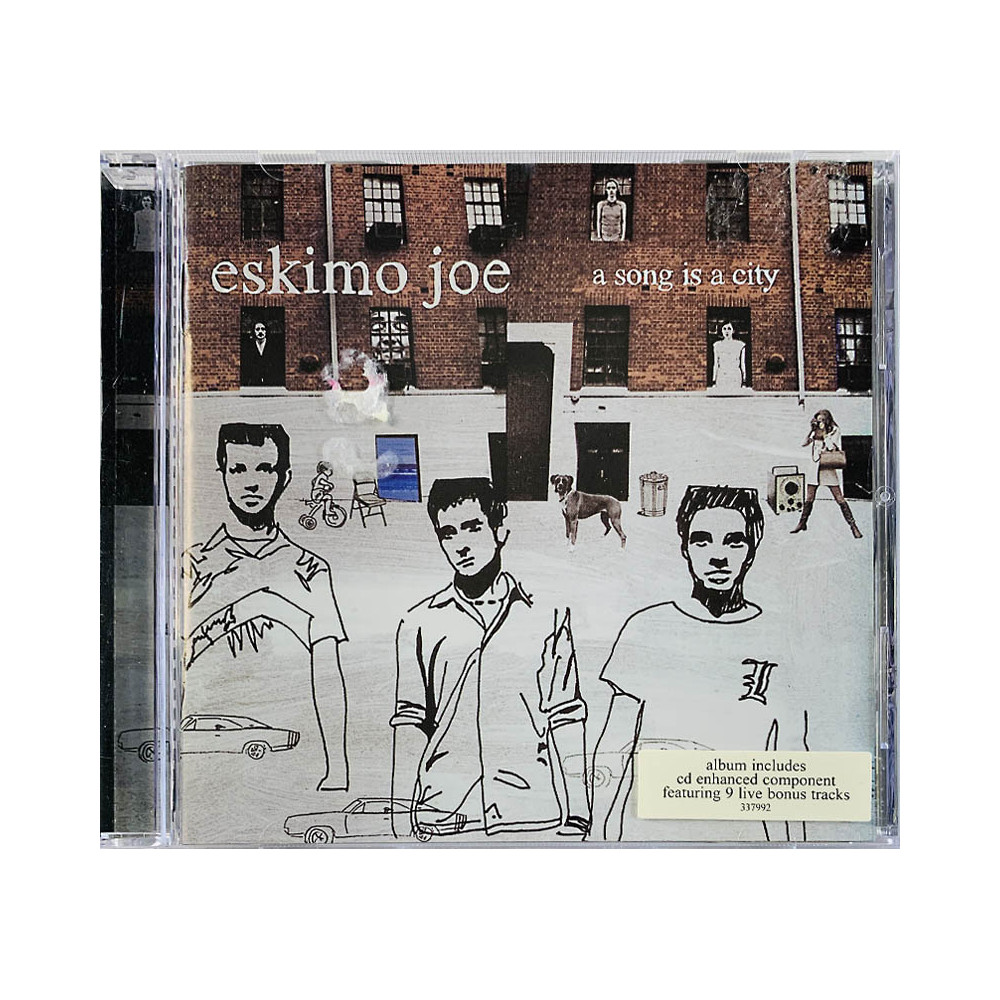 Eskimo Joe Käytetty CD Song Is A City  kansi EX levy EX Käytetty CD