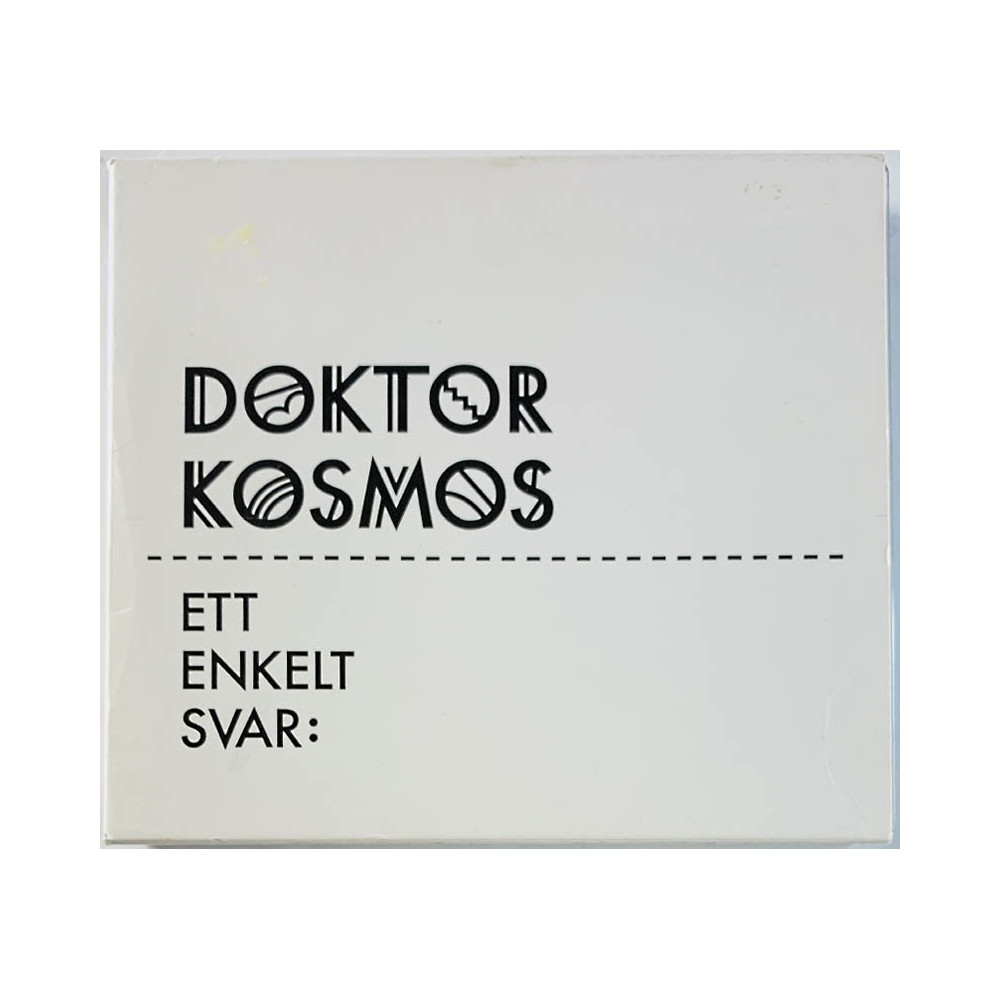 Doktor Kosmos Käytetty CD Ett Enkelt Svar 2CD  kansi EX levy EX Käytetty CD