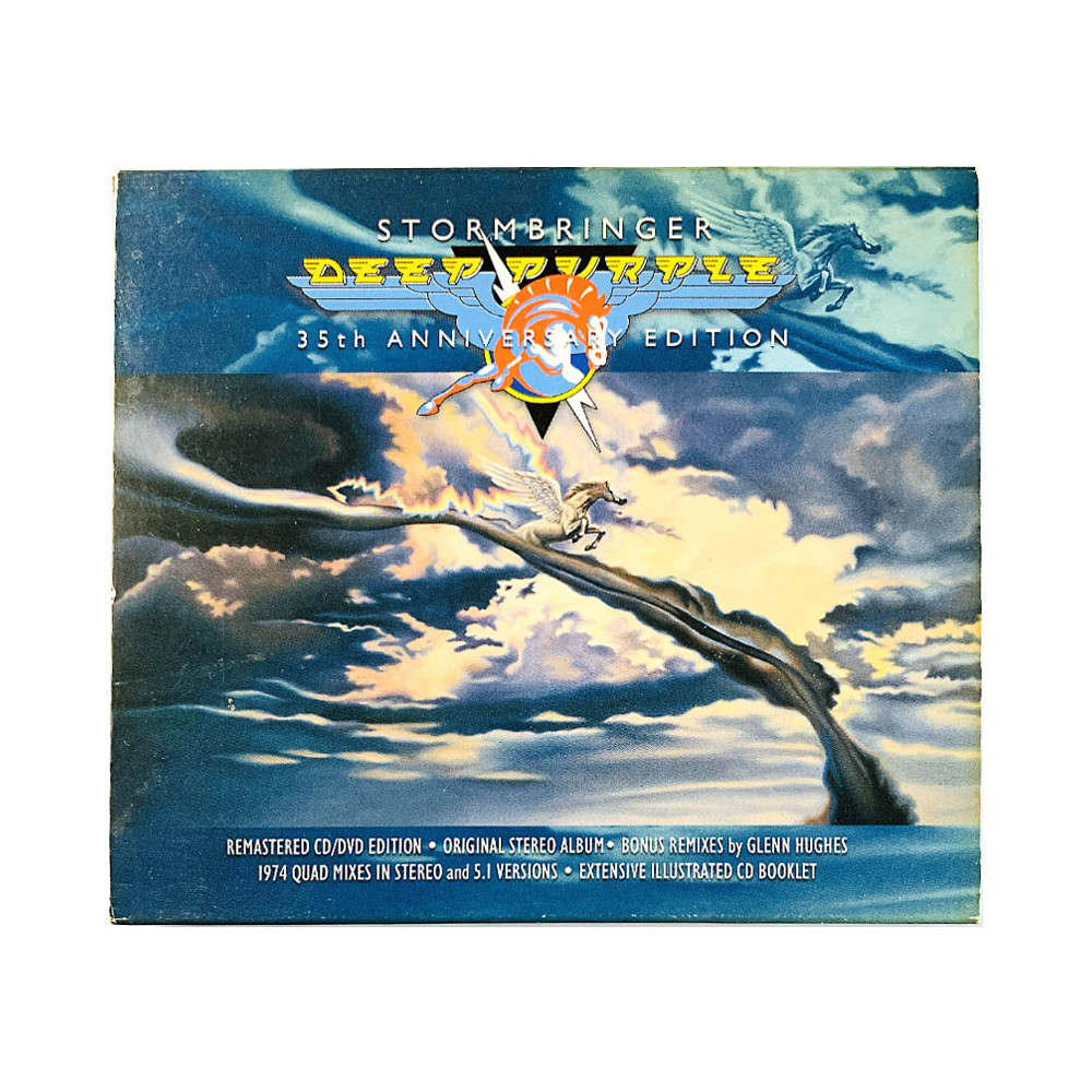 Deep Purple Käytetty CD Stormbringer CD + DVD  kansi EX levy EX Käytetty CD