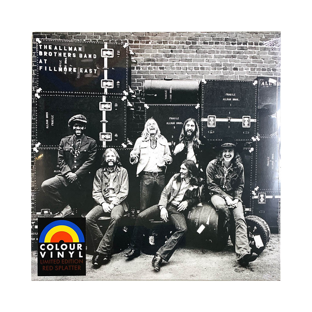 Allman Brothers Band LP At Fillmore East 2LP, red splatter vinyl  uusi LP