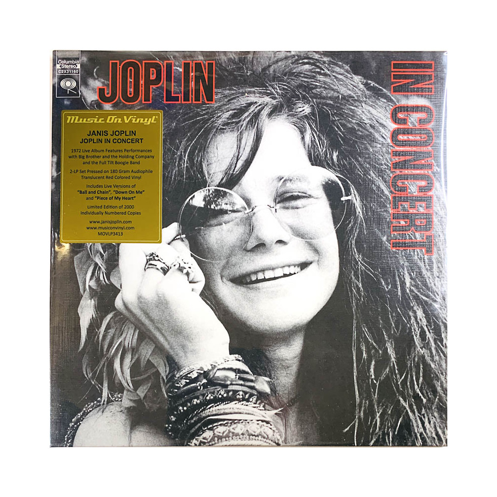 Joplin Janis LP In Concert 2LP, translucent red vinyl  uusi LP