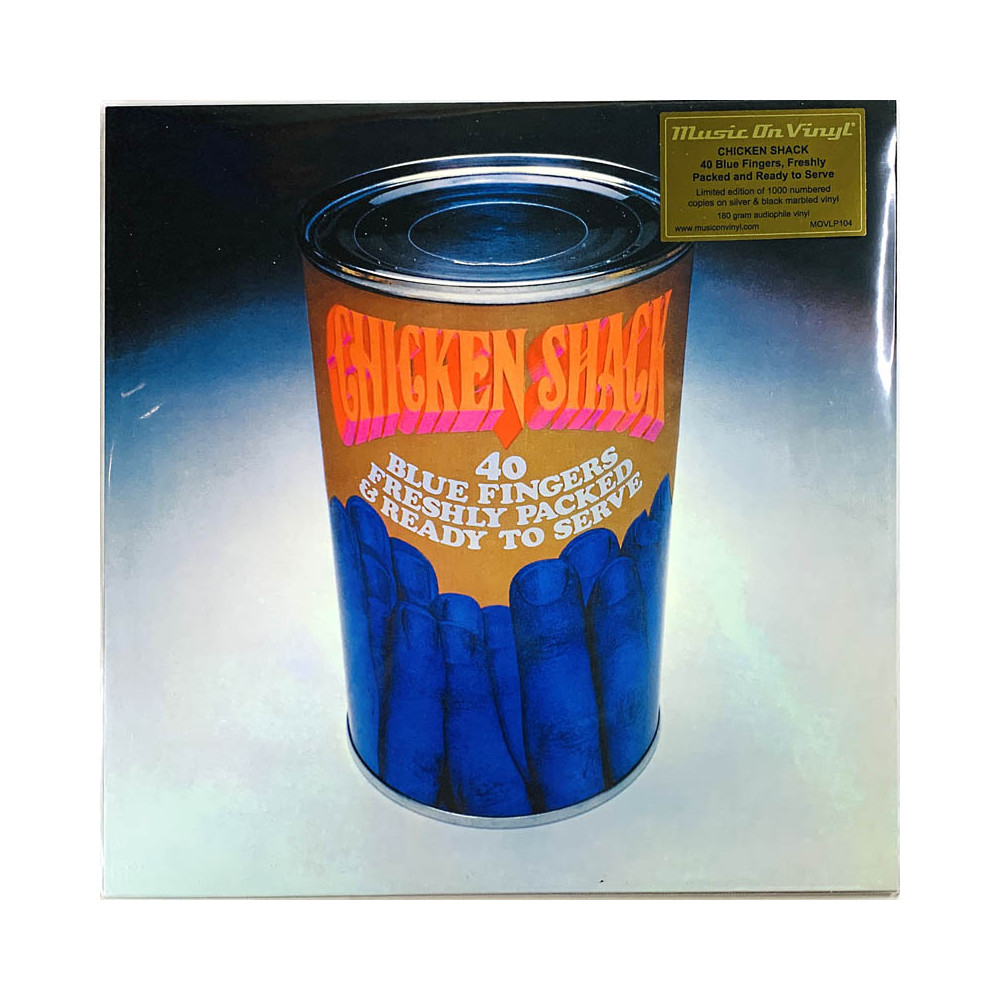 Chicken Shack 1968 MOVLP104 40 blue fingers, silver & black marbled vinyl LP