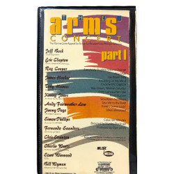 Jeff Beck, Jimmy Page, Eric Clapton ym.: The Arms Concert part I kansipaperi EX VHS-kasetin kunto EX VHS video