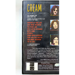 Cream 1968 CMV 1008 Farewell concert VHS video