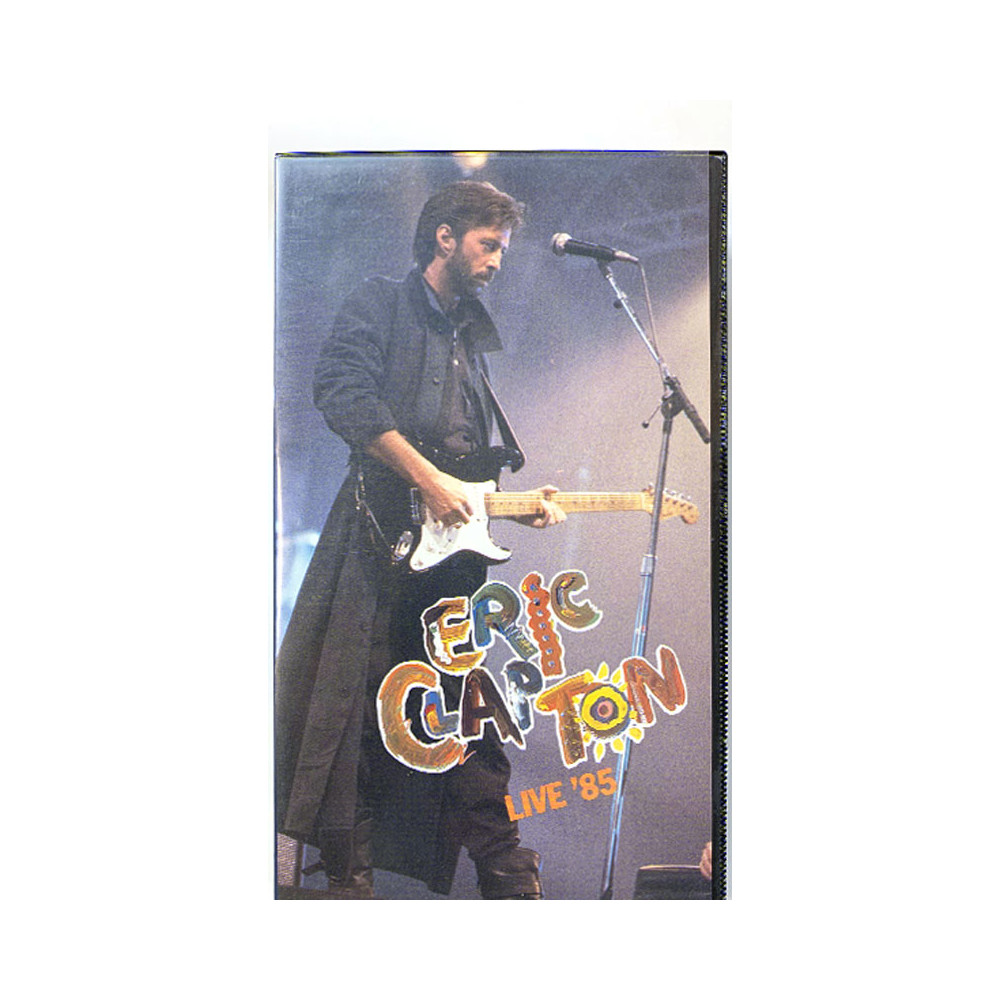Clapton Eric: Live ‘85 kansipaperi EX VHS-kasetin kunto EX VHS video