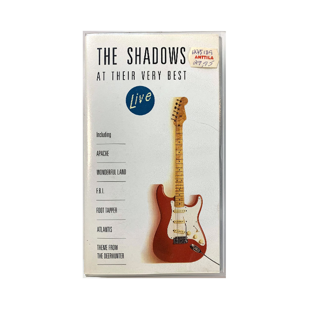 Shadows: At their very best - Live kansipaperi EX VHS-kasetin kunto EX VHS video