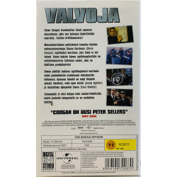 VHS - Elokuva: Valvoja kansipaperi EX VHS-kasetin kunto EX VHS video