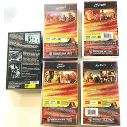 VHS - Elokuva 1946,1956,1970,1979,1958  John Wayne Collection 5 kasettia VHS video