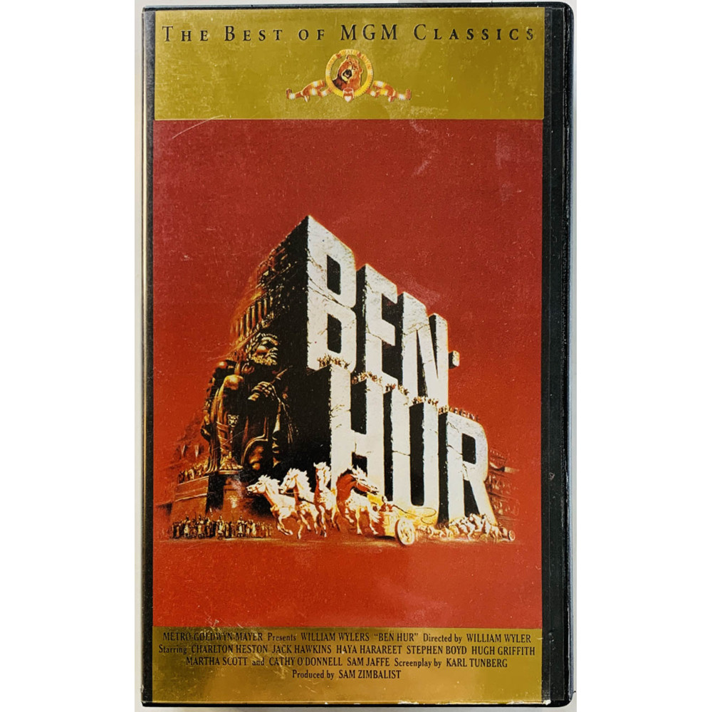 VHS - Elokuva 1959  BEN HUR VHS video