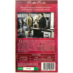 VHS - Elokuva: Tati Jacques Playtime kansipaperi EX VHS-kasetin kunto EX VHS video