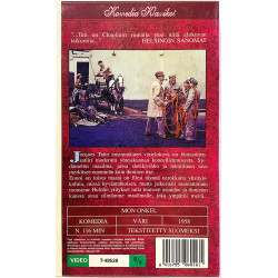 VHS - Elokuva: Tati Jacques Enoni on toista maata kansipaperi EX VHS-kasetin kunto EX VHS video