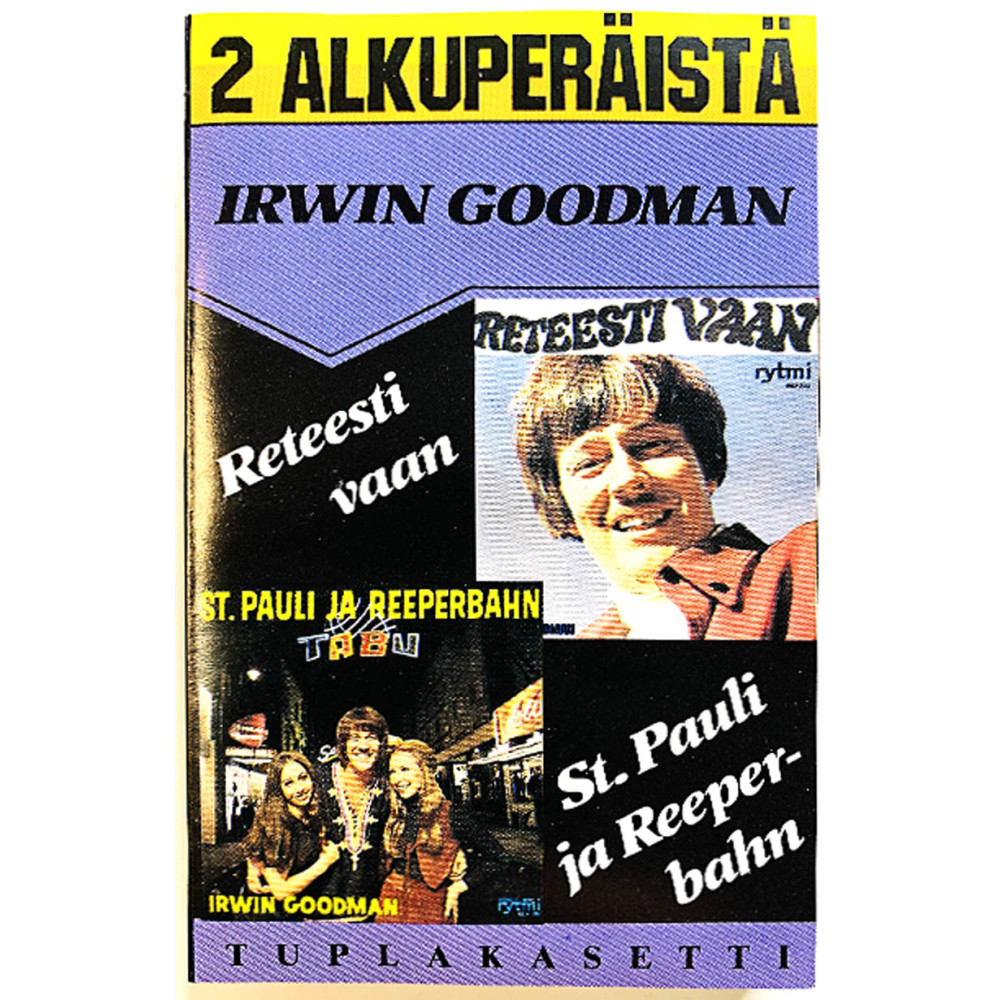 Irwin Goodman 1968/1970 SAFK 2057 Reteesti vaan / St. Pauli ja Reeperbahn c musikkassett