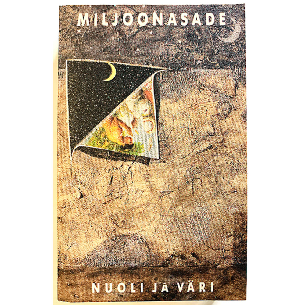 Miljonasade: Nuoli ja väri kansipaperi EX , musiikkikasetin kunto EX kasetti