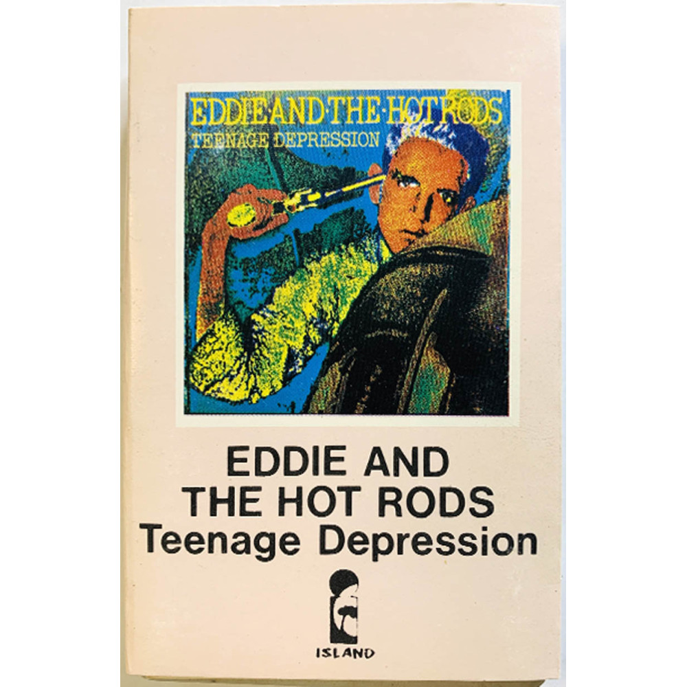Eddie and the Hot Rods: Teenage Depression kansipaperi VG+ , musiikkikasetin kunto VG+ kasetti