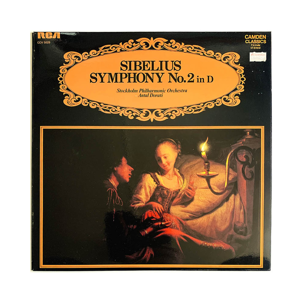 Sibelius Jean LP Symphony No.2 in D  kansi EX levy EX Käytetty LP