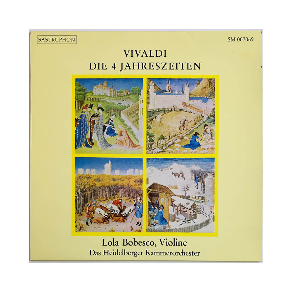 Vivaldi - Heidelberger kammerorchester 1987 SM 007069 Die 40 jahrzeiten Begagnat LP