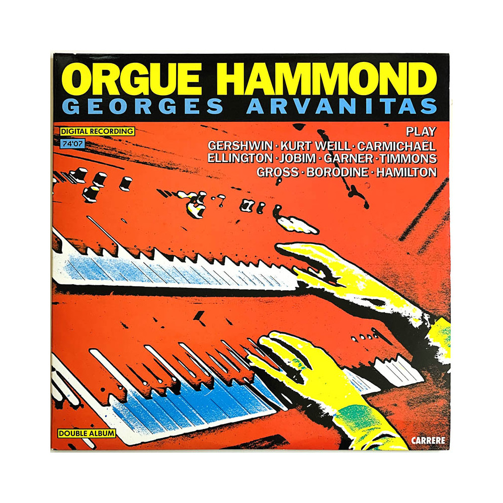 Arvanitas Georges LP Orgue Hammond 2LP  kansi EX levy EX Käytetty LP