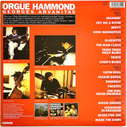 Arvanitas Georges LP Orgue Hammond 2LP  kansi EX levy EX Käytetty LP