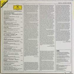 Berliner Philharmoniker LP Music For Brass  kansi EX- levy EX Käytetty LP