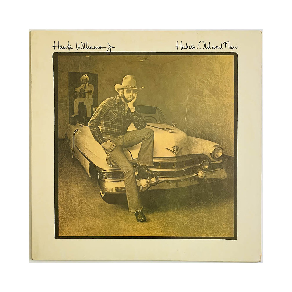 Williams Hank Jr. LP Habits Old and New  kansi VG+ levy EX Käytetty LP