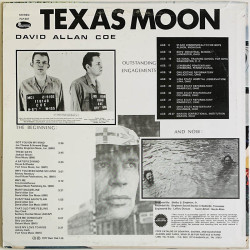 Coe David Allan 1977 PLP-507 Texas Moon Begagnat LP