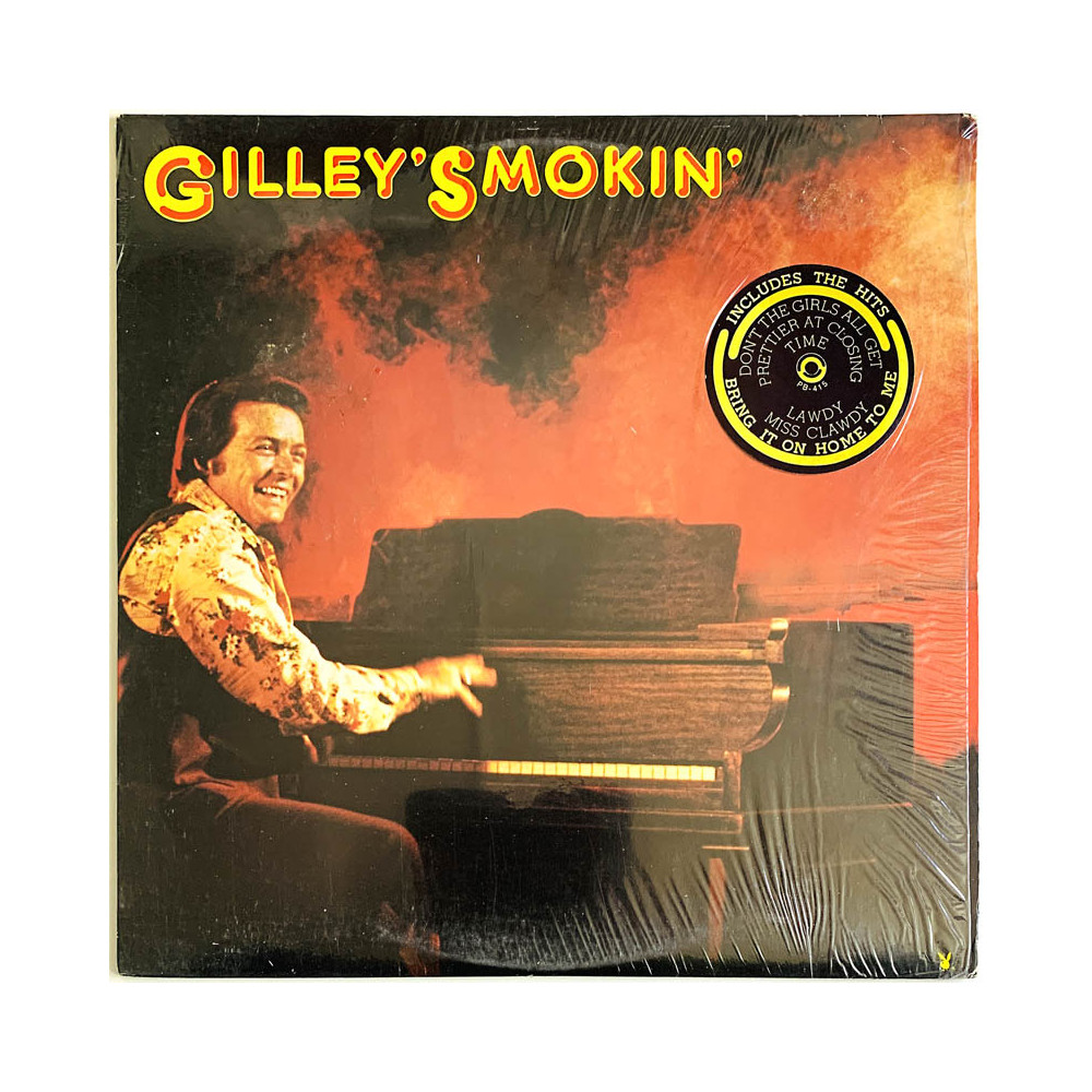 Gilley Mickey LP Gilley's Smokin'  kansi VG+ levy EX Käytetty LP